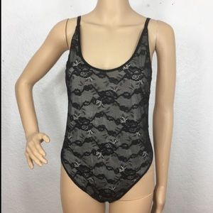 Noise ‘Body Royale’ Black Lace Bodysuit